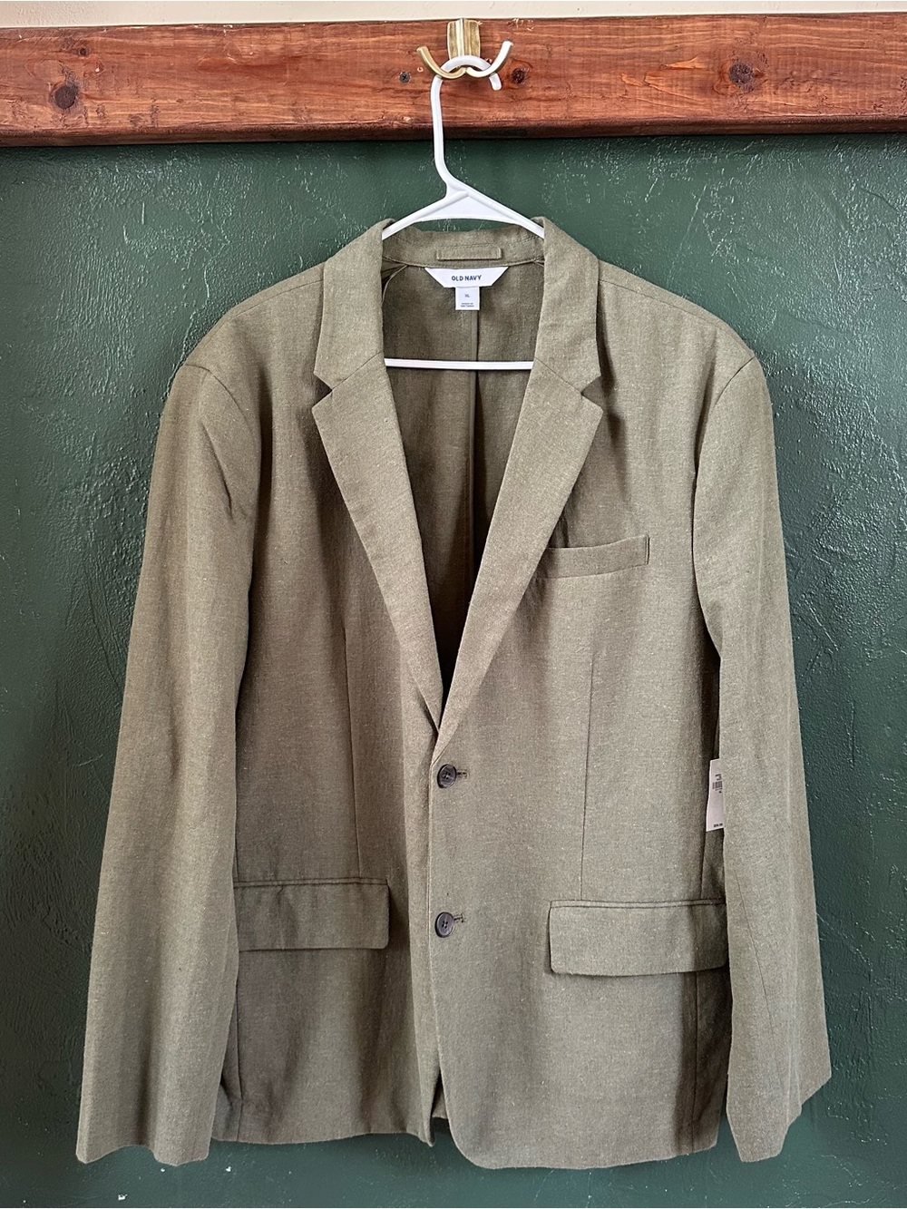 Old Navy, Men's Blazer, Men’s Sport Coat, NWT, Green Blazer, XL